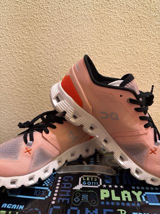 Zapatillas On Cloud Talla 40 Rosa Naranja
