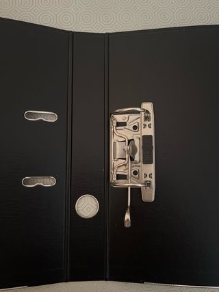 Carpetas Archivador Rojo y Negro