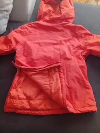 Anorak Napapijri naranja oscuro Talla M
