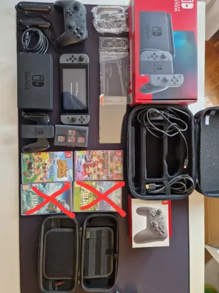 Pack Nintendo Switch Gris y Negra