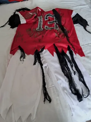 Disfraz Zombie Rugby niño