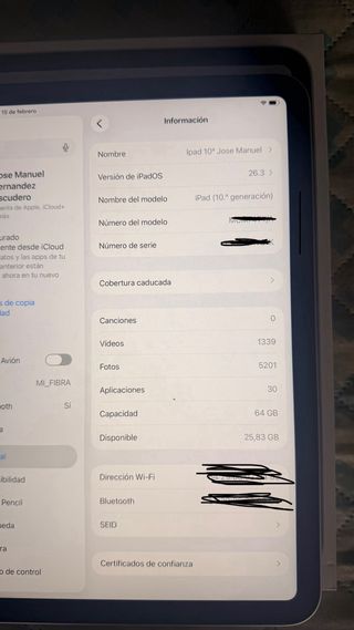 iPad 10ª Gen 64GB Plata