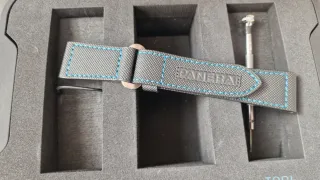 Cinturino strap orologio Officine Panerai Sub.blu