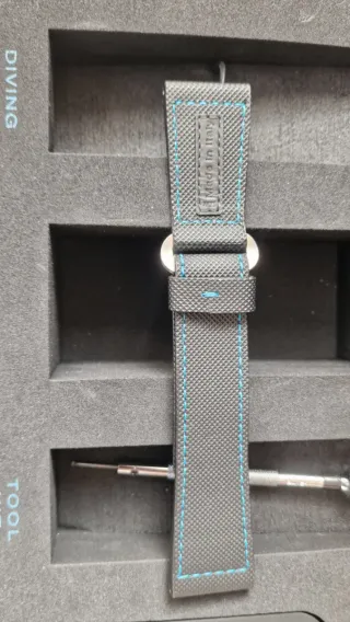 Cinturino strap orologio Officine Panerai Sub.blu