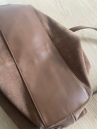 Bolso shopper tote marrón