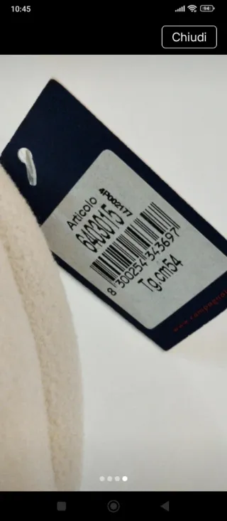 Cappellino bimba F.lli Campagnolo 4/6 anni