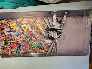 Tela Street Art Bambino Capovolto