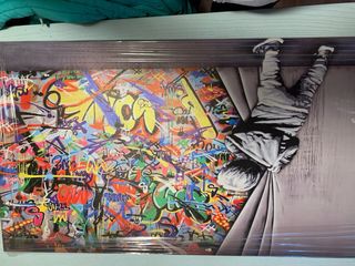 Tela Street Art Bambino Capovolto