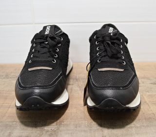 Zapatillas GIOSEPPO de mujer, negras con brillo