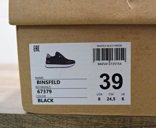 Zapatillas GIOSEPPO de mujer, negras con brillo