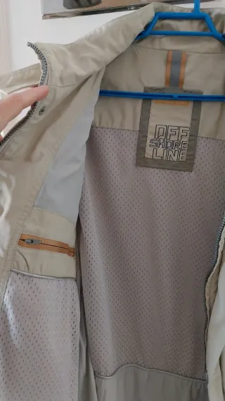 Parka beige hombre como nueva. Talla L