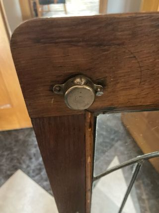 Mueble librería escritorio antiguo