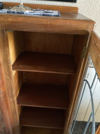 Mueble librería escritorio antiguo