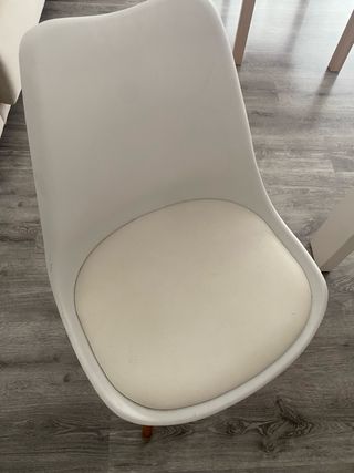 Sillas Comedor Blancas y Madera