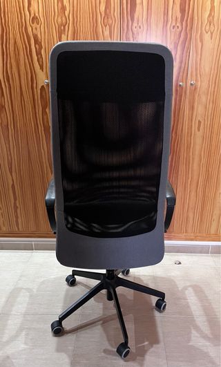 Silla de oficina/escritorio gris y negra