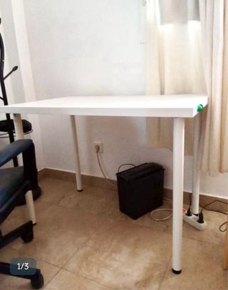 Mesa escritorio blanca Ikea