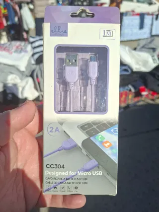 Cable de Datos Ellie CC304 Micro USB 1M 2A