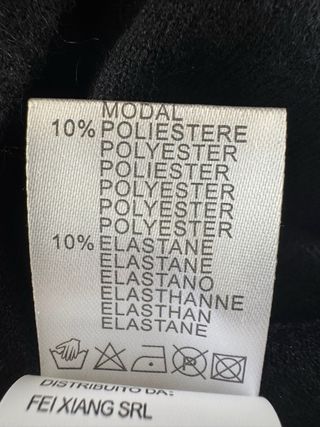 Jersey negro con bolsillos