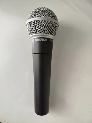 Micrófono Shure SM58 Plata