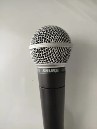 Micrófono Shure SM58 Plata