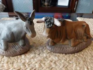 Belén: Mula y Buey 21 cm