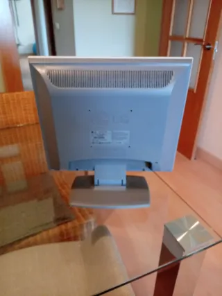 Pantalla LG Flatron Plata