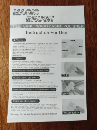 Spazzola Elettrica Pulizia 5 in 1