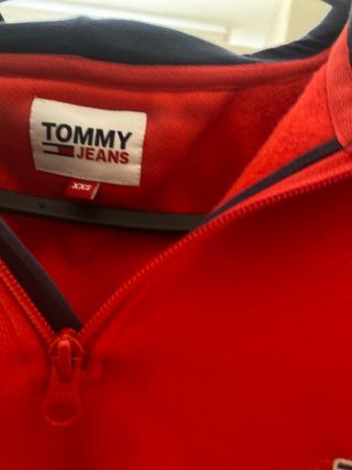 Sudadera Tommy Jeans Roja XXS