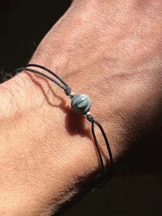 Bracciale artigianale pietra naturale lapislaz