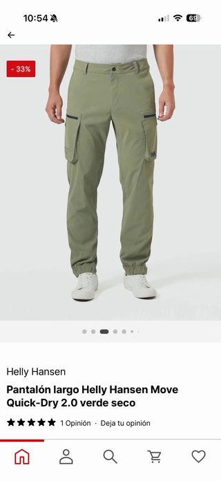 Pantalón montaña Helly Hansen Verde Oliva