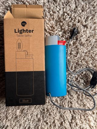 Lampada da tavolo Balvi Lighter Blu
