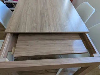 Mesa comedor extensible madera