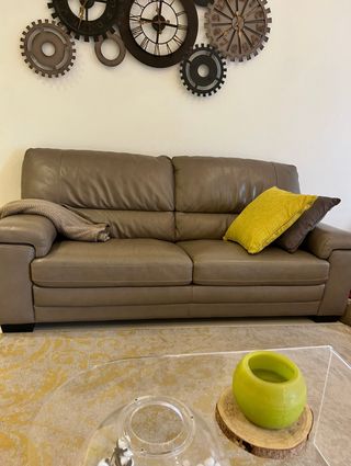 Divano 3 posti Chateau d'Ax in pelle