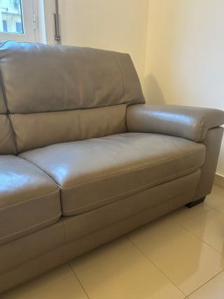 Divano 3 posti Chateau d'Ax in pelle