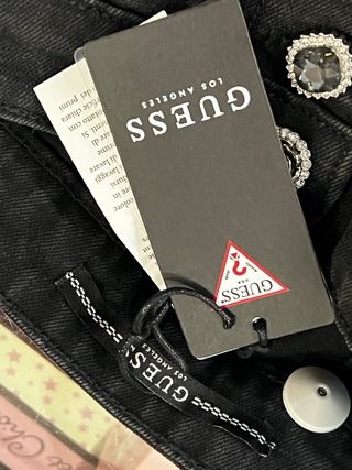 Shorts Guess Denim Negro Talla 27