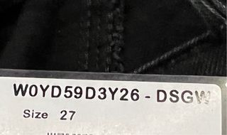 Shorts Guess Denim Negro Talla 27