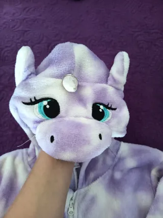Pijama disfraz unicornio morado