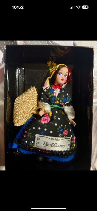 Bambola Regionale Vintage Bergamo-Piacenza