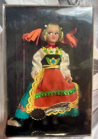 Bambola Regionale Vintage Bergamo-Piacenza