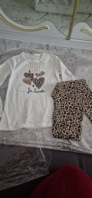 Conjunto Verano Niños Rosa y Blanco