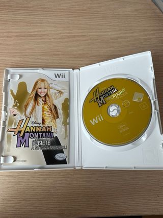 Videojuego Wii Hannah Montana ¡Únete a su gira!