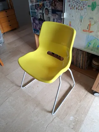 Silla Ikea Amarilla y Gris