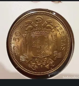 Moneda de España 1953de 2.50 pesetas