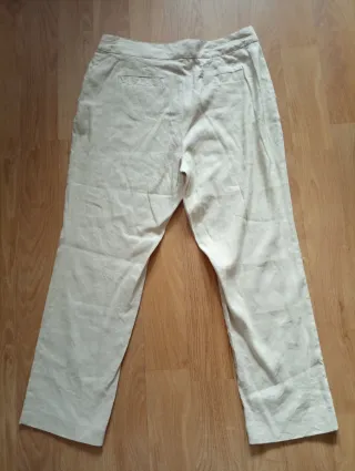 Pantalones Pedro del Hierro Beige Mujer