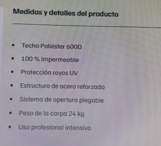 Carpa 2x2, resistente, bolsa transporte. Acero.