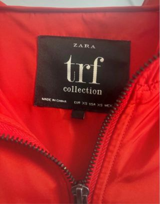 Chaqueta Zara Roja Mujer