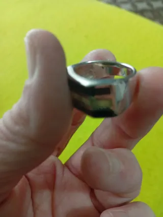 Anillo Plata Nácar Talla 16