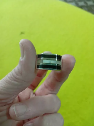 Anillo Plata Nácar Talla 16