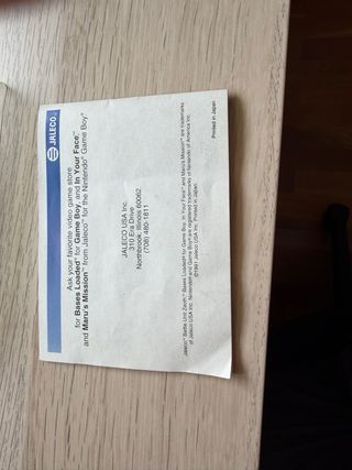 Battle Unit Zeoth Game Boy Jaleco