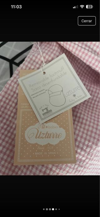 Funda Silla Grupo 0 Uzturre Vichy Rosa